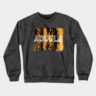 Abuela grandmother wild brushstrokes Crewneck Sweatshirt